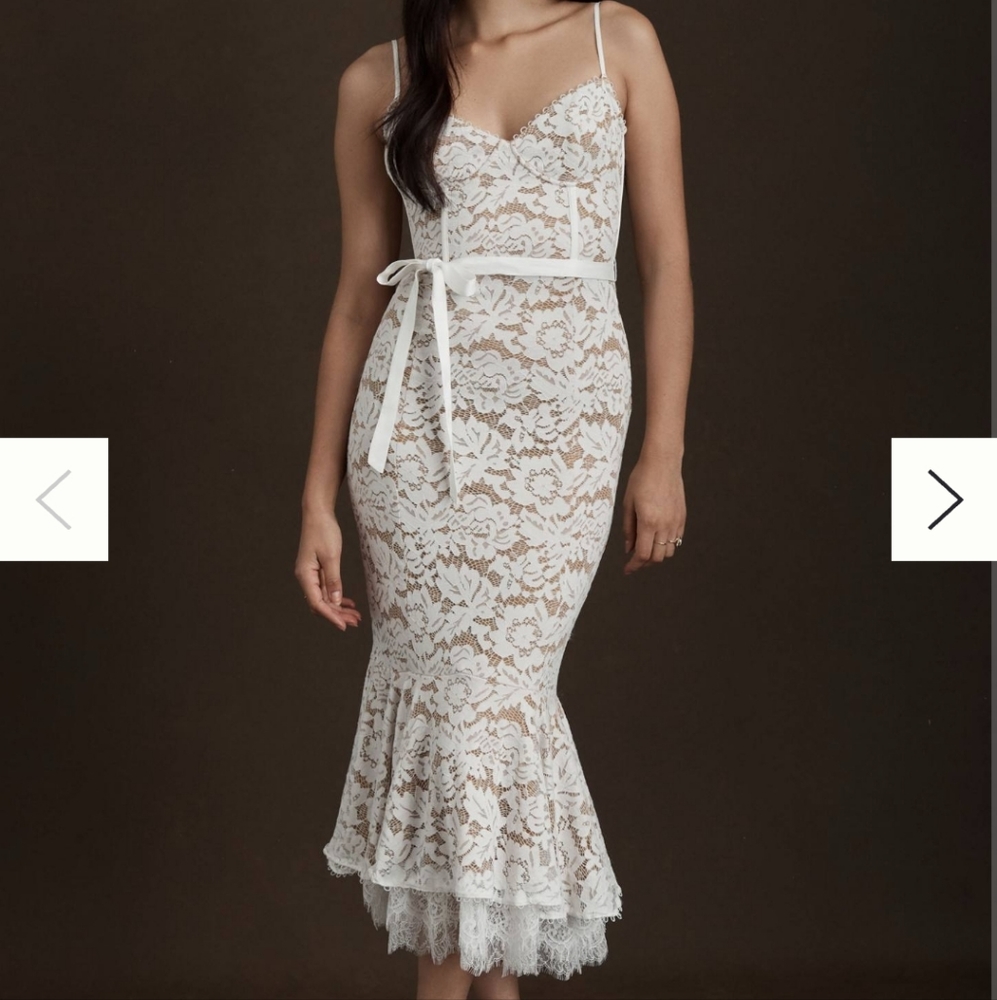 Nwt V. Chapman Naomi Midi Dress